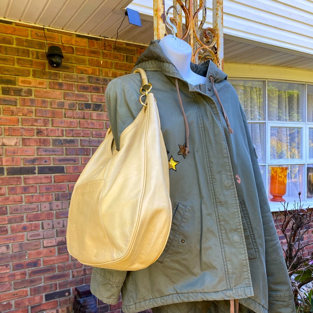 Brahmin Large Pebbled Leather Hobo Tote Bag - Picture 3 of 16